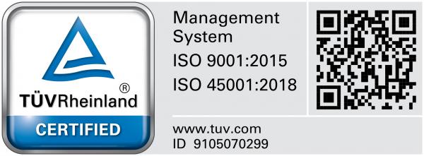 Qualità con UNI ISO 9001:2015 e Sicurezza con UNI ISO 45001:2018